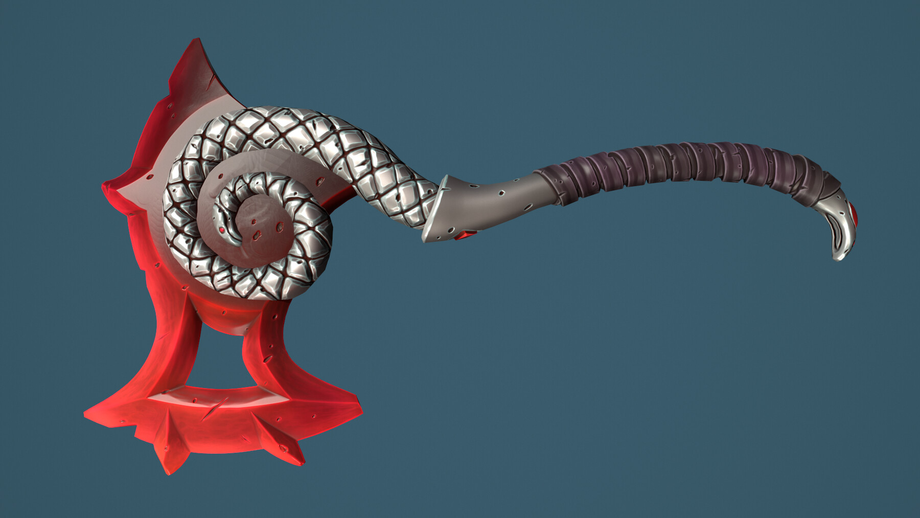 ArtStation Snake axe Game Assets