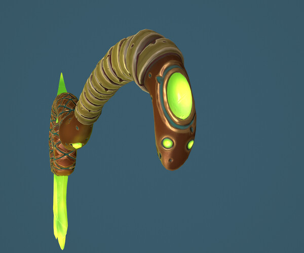 ArtStation Snake axe Game Assets