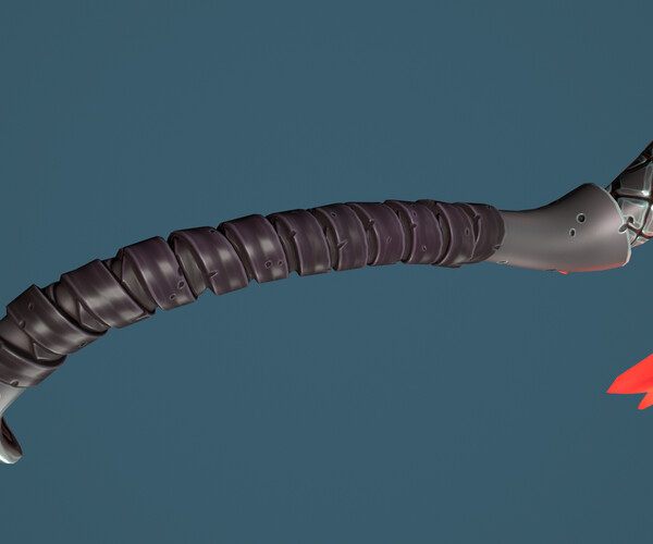 ArtStation Snake axe Game Assets