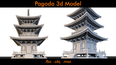 Pagoda- 3d Model