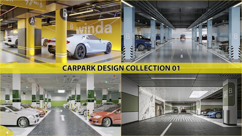 Carpark Design Collection 01 - 4 Model