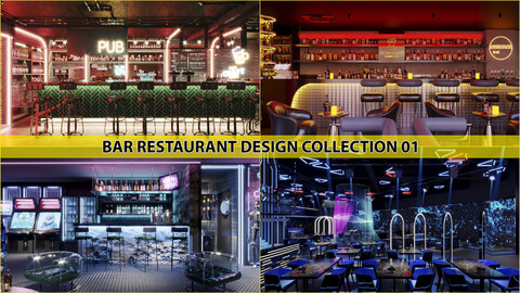 Bar Restaurant Design Collection 01