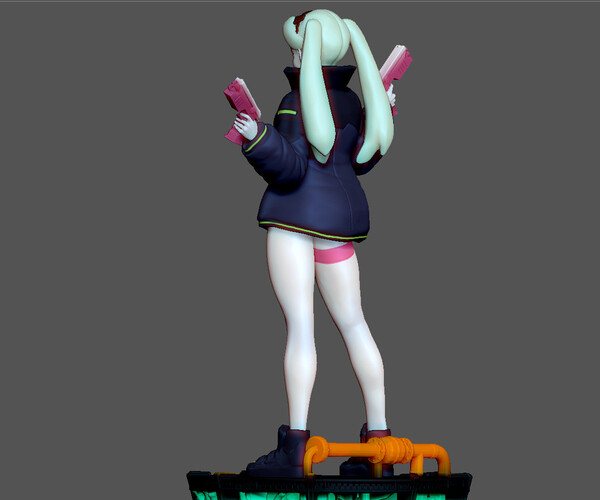 REBECCA 2 CYBERPUNK EDGERUNNERS 2077 ANIME GIRL CHARACTER | 3D Print Model