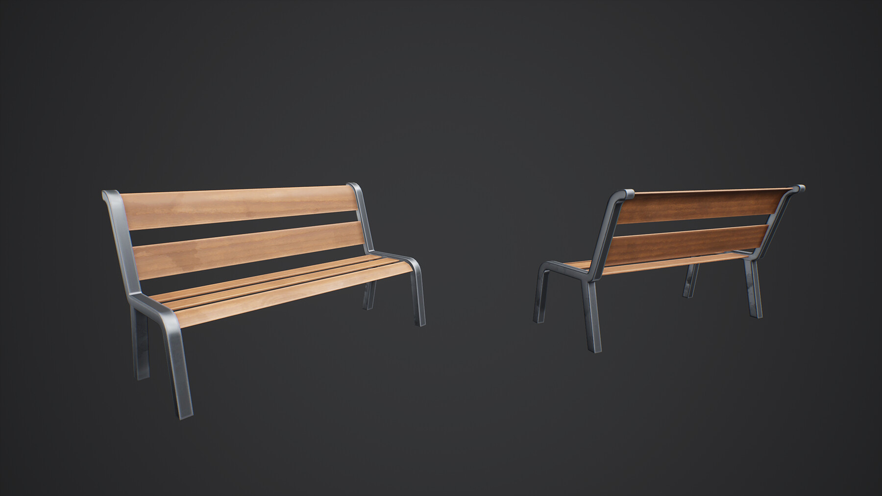 ArtStation - Stylized Wooden Bench | Game Assets