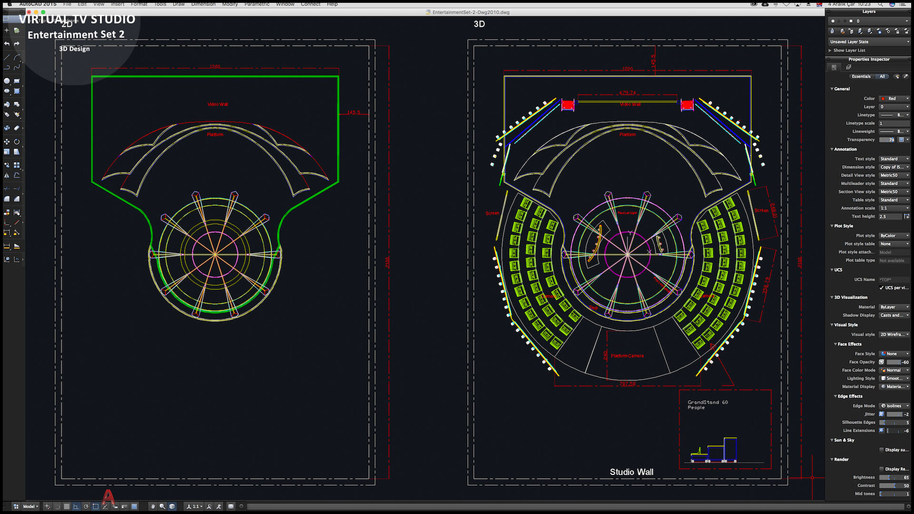 ArtStation Virtual TV Studio Sets Collection Vol 16 9 PCS DESIGN