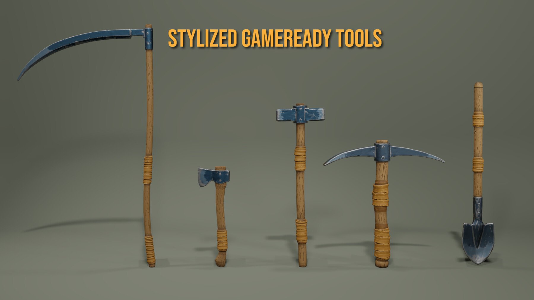 ArtStation - Stylized Gameready Tools Pack | Game Assets