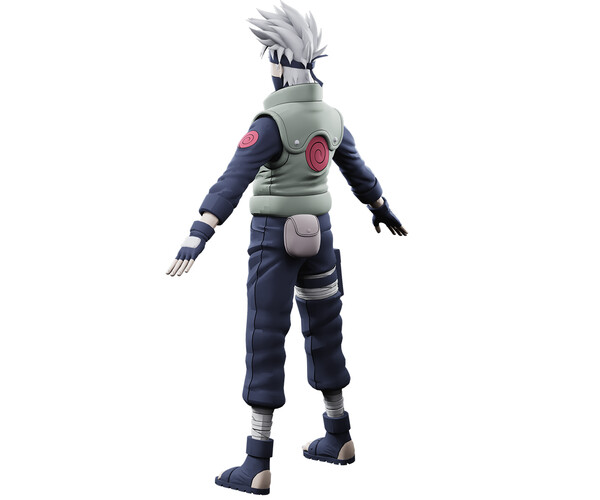 ArtStation - Kakashi Hatake Naruto Characters Low-poly 3D model | Resources