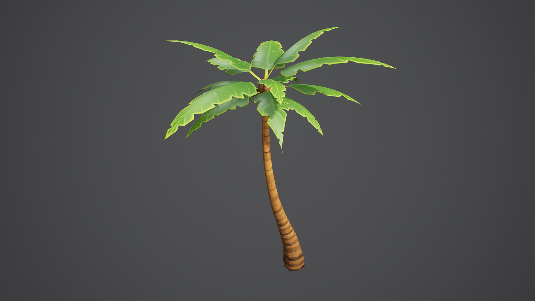ArtStation - Stylized Palm Tree 01 | Game Assets