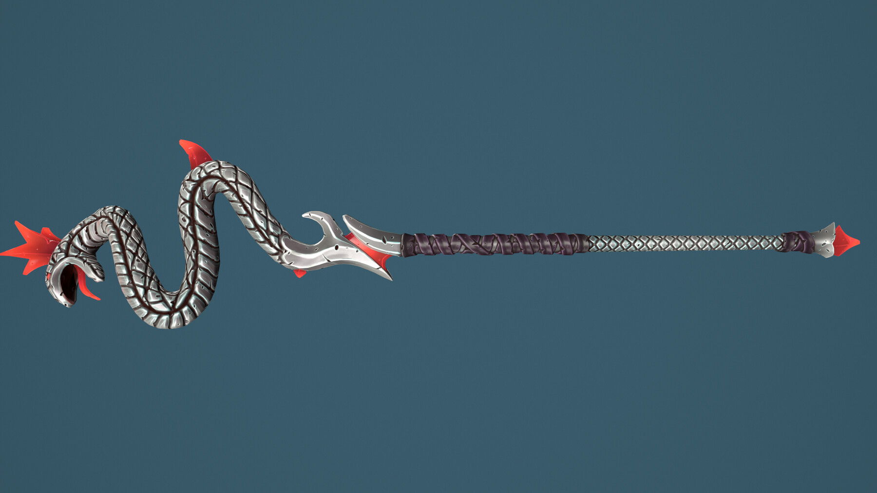 ArtStation - Snake staff | Game Assets
