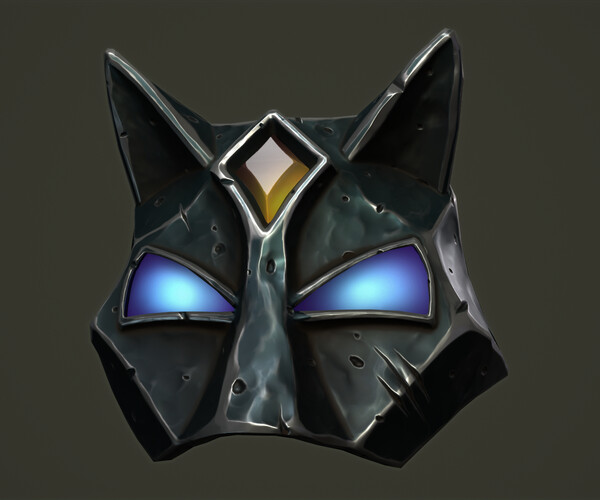 ArtStation - Wolf mask | Game Assets