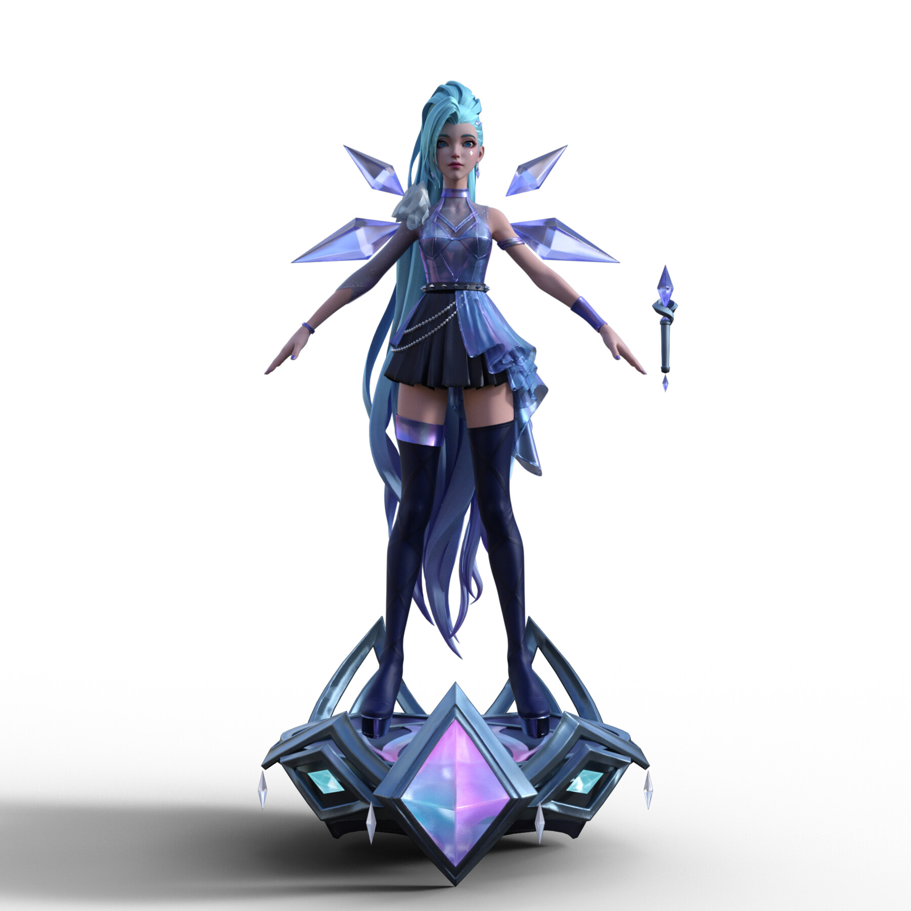 ArtStation - League of Legends - KDA ALL OUT Seraphine RIGGED | Resources