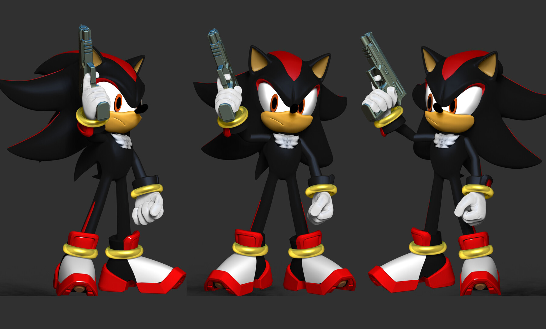 ArtStation - Shadow vs. Sonic: Sonic Adventure 2