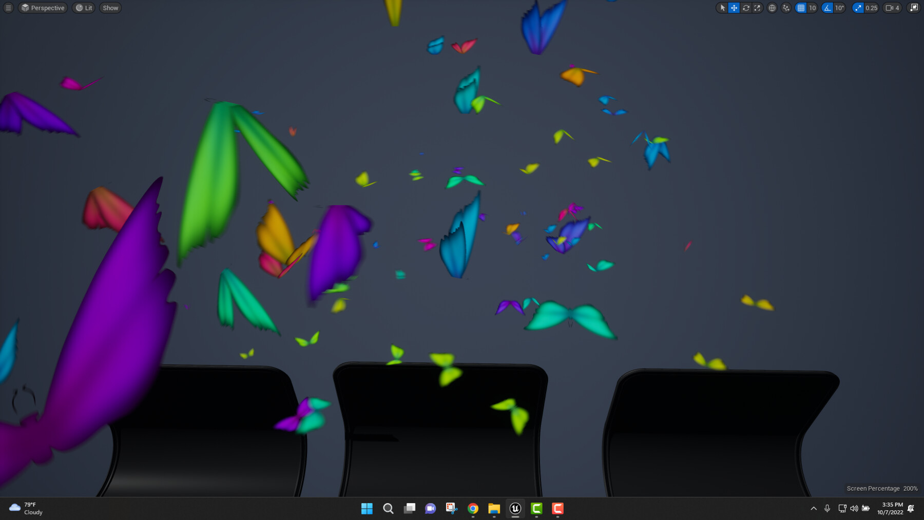ArtStation Unreal engine 5 butterfly effect Game Assets