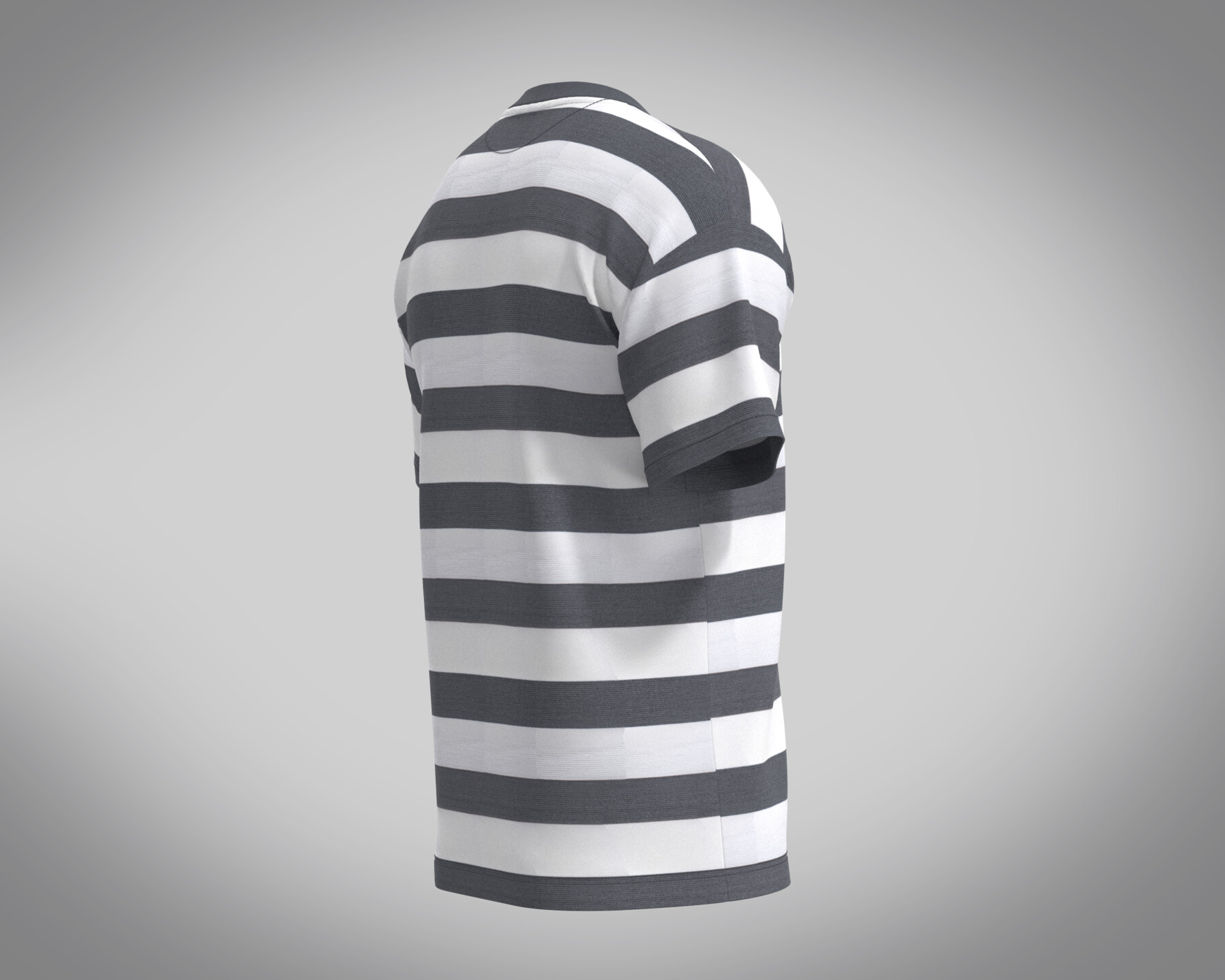 ArtStation - Men's Stripe-T Shirt | Resources