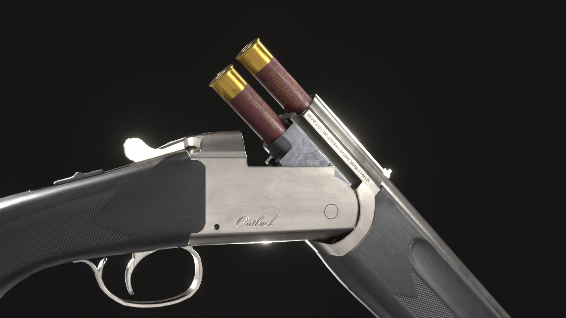 ArtStation - Stoeger Condor Outback Over and Under Shotgun | Game Assets