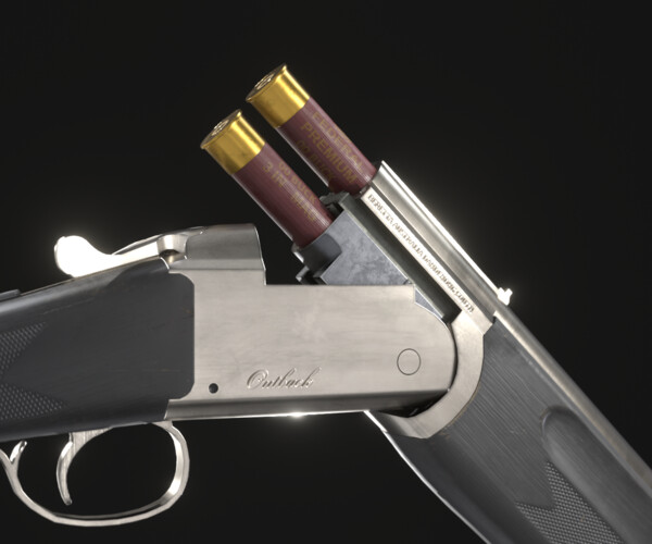 ArtStation - Stoeger Condor Outback Over and Under Shotgun | Game Assets