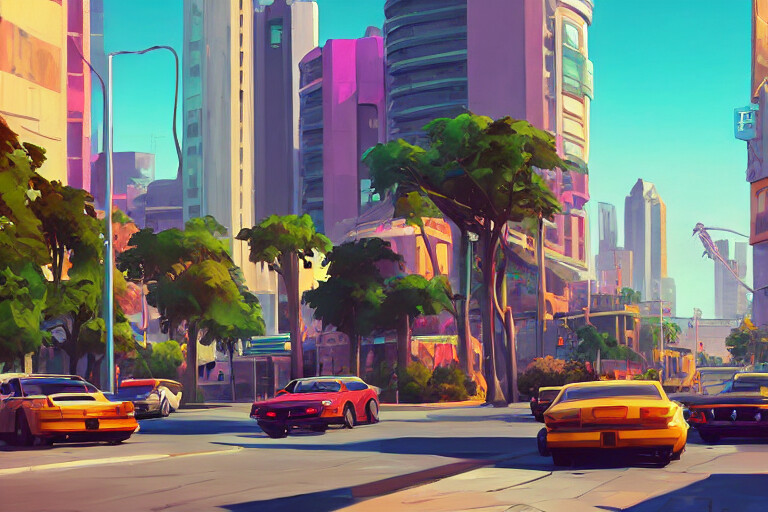 ArtStation - 15 Gta6 city 850 jpg background collection | Artworks