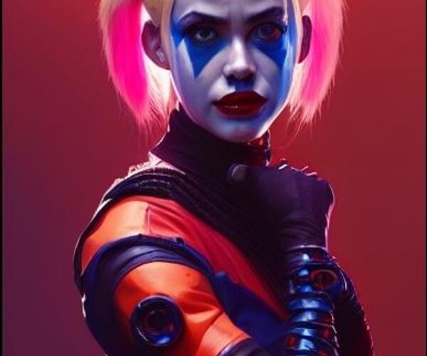 ArtStation - 04 Harley Queen 480 jpg artstation pack | Artworks