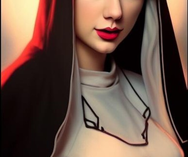ArtStation - Priest Sister 300 jpg artstation pack | Artworks