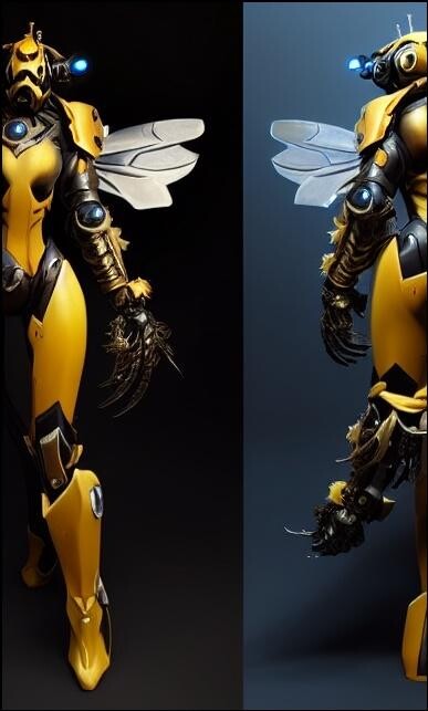 ArtStation - Bee Armor Hero 300 jpg artstation pack | Artworks