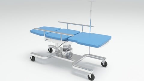 Hospital Stretcher 4K