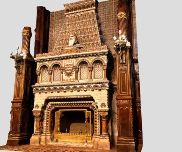 ArtStation Kings_Fireplace_Castle Resources