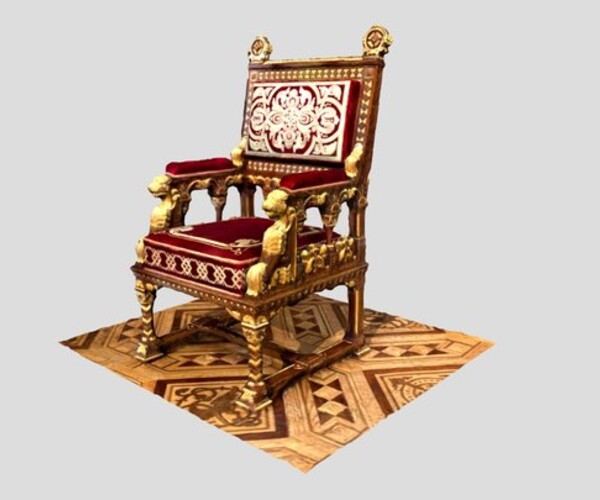 ArtStation Kings_Chair_Castle Resources