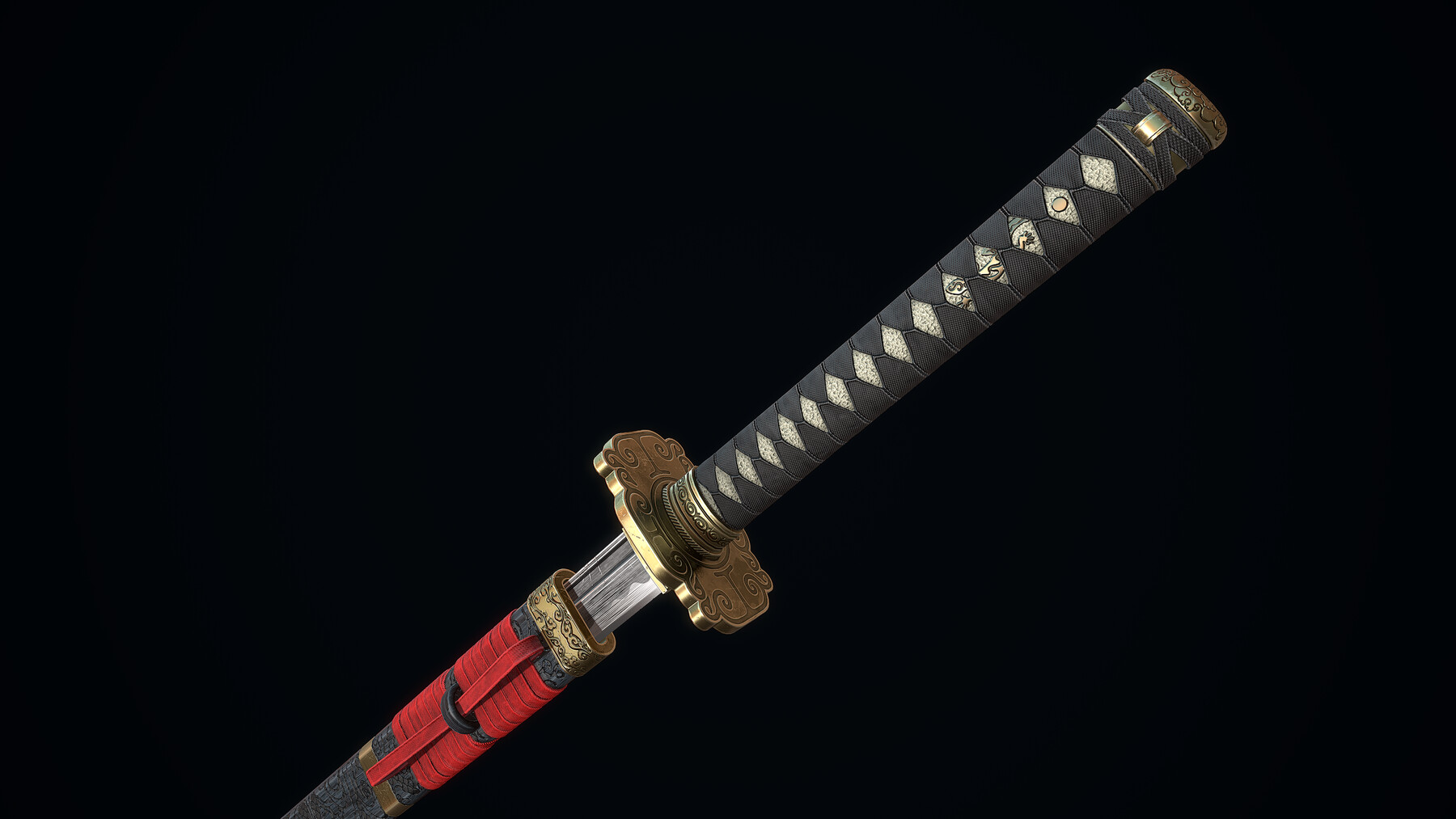 ArtStation - Great Samurai Katana | Game Assets