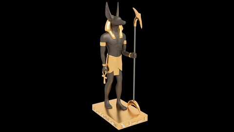 Ancient Egyptian God Anubis 4K