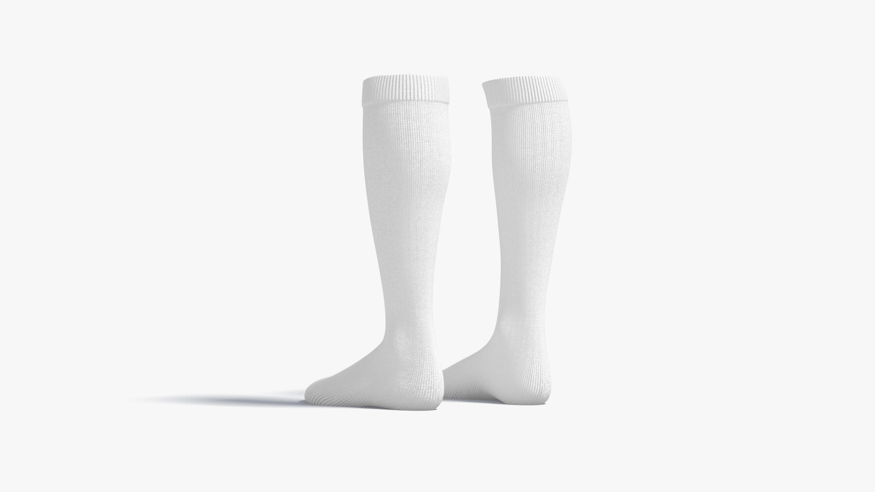 ArtStation White Knee High Socks fabric sox pair Resources