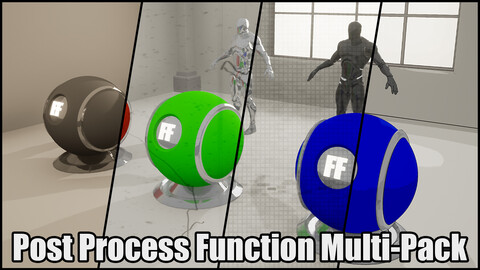 Unreal Post Process Function Multi Pack