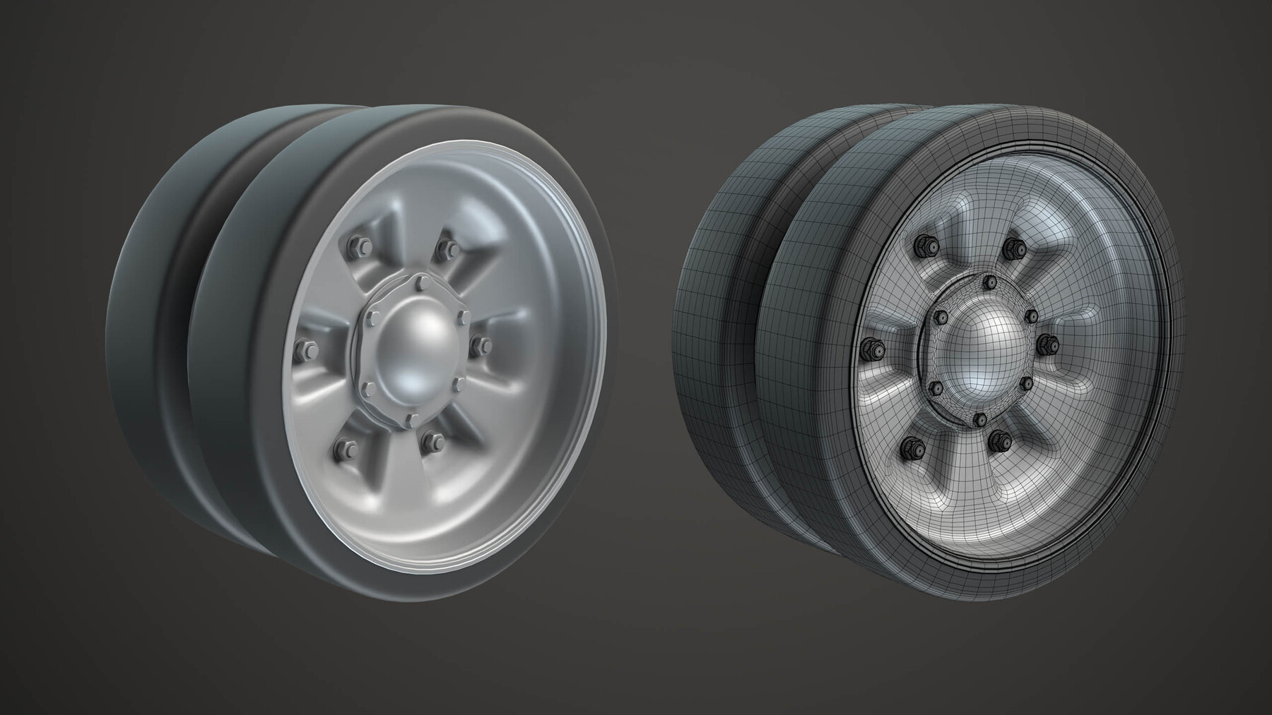 ArtStation - Tank Wheels High-poly Vol.1 | Resources