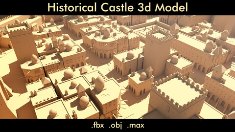 Historical Castle- 3d Model