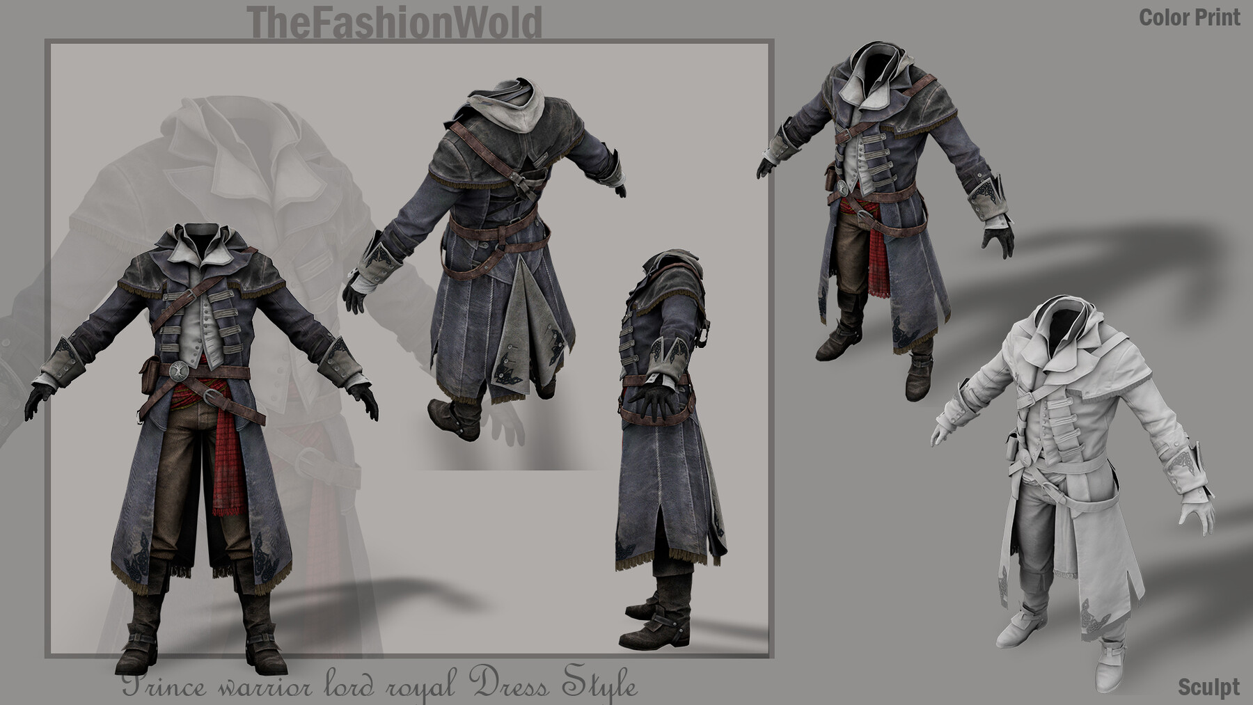 Assassin's Creed Revelations Altaïr outfit recolor to Black 