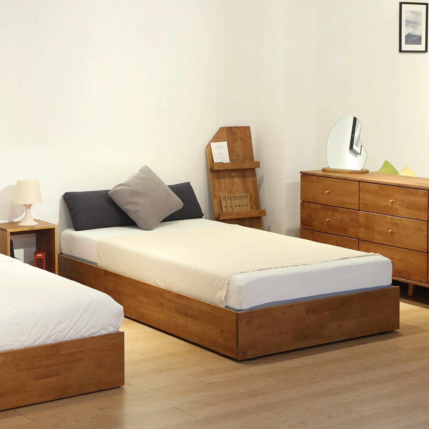 ArtStation Brownie Dheadless solid wood bed frame Resources