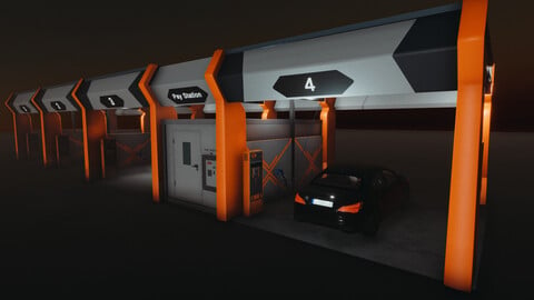Modular Car Wash (Unity & Unreal Engine)