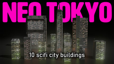 Akira Neo-Tokyo Sci-Fi City Pack
