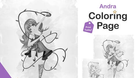 Printable Grayscale Coloring Pages for Adults | Female Poison Ivy Warrior Coloring Pages