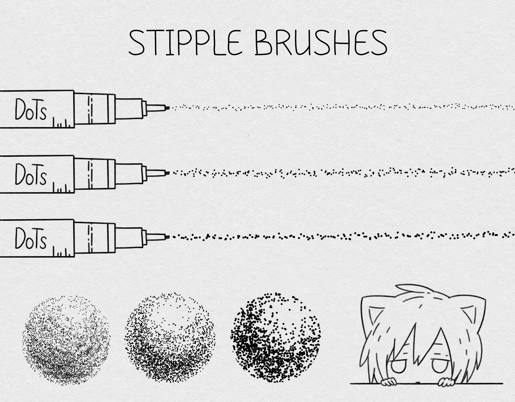 free procreate liner brushes