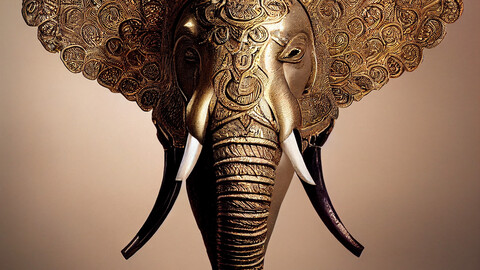 Portraits of lucky elephants