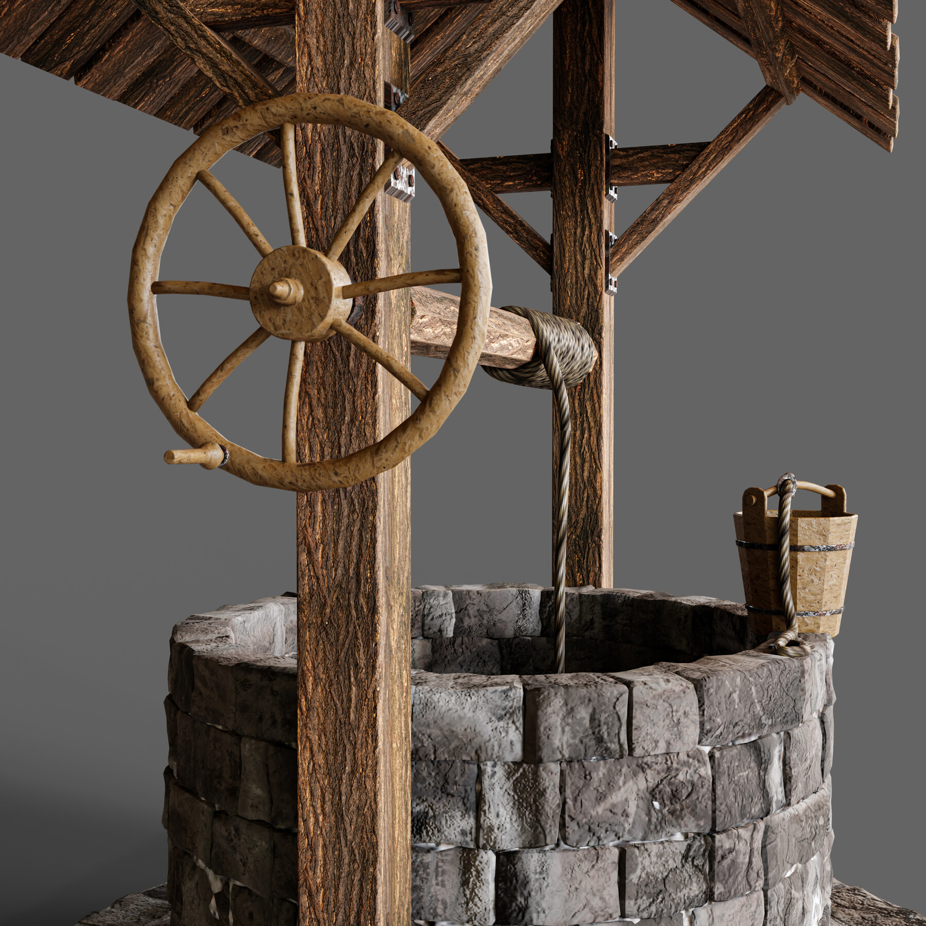 Artstation Water Well Game Assets