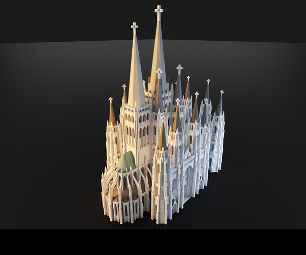 ArtStation - Cathedral- 3d Model | Resources