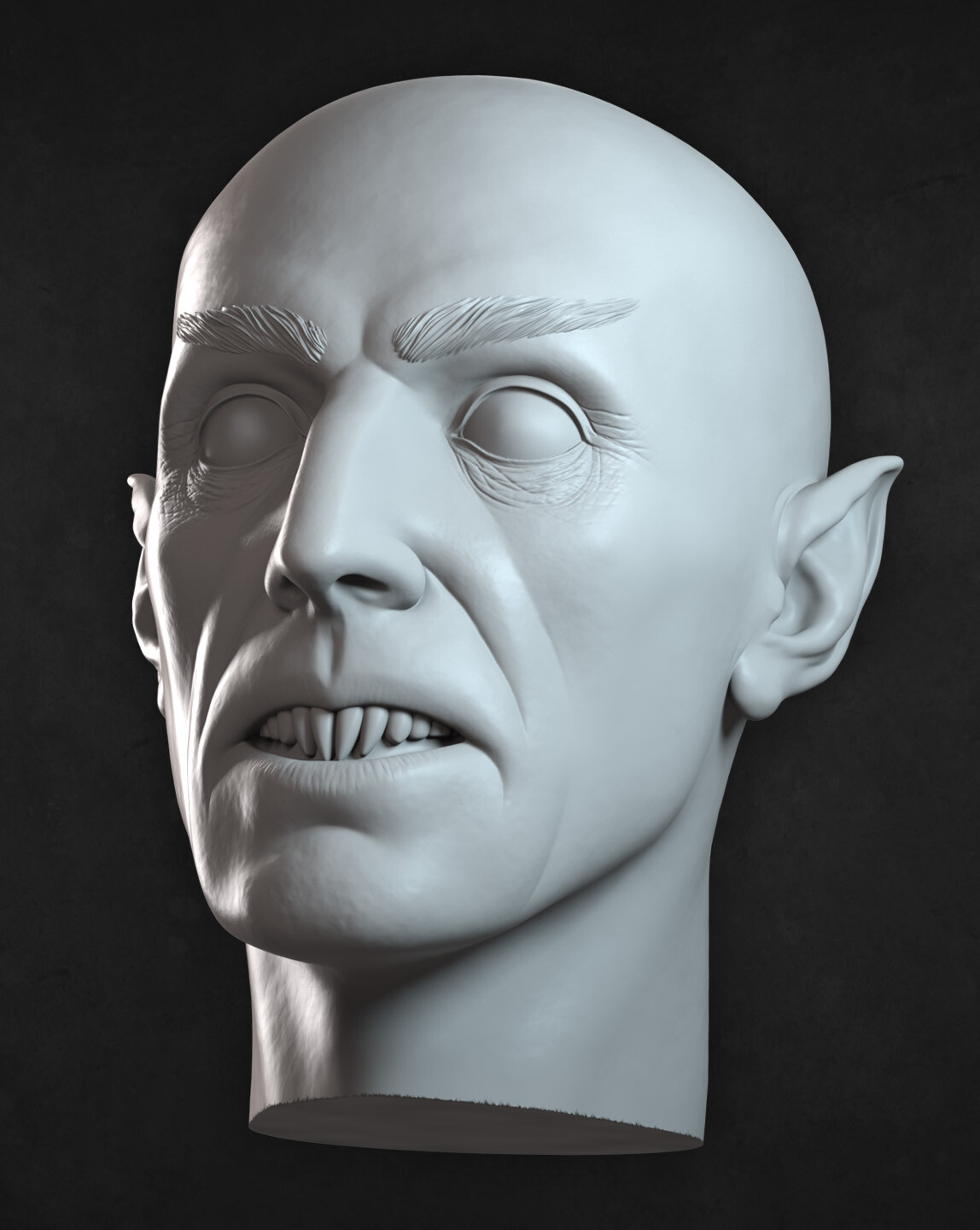 ArtStation - Nosferatu- Lowpoly Count Orlok