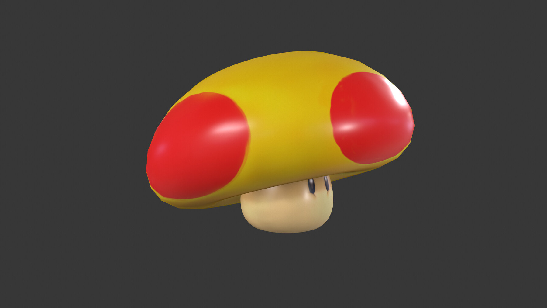 ArtStation Mega Mushroom from Mario ( Méga Champignon de Mario ) Game Assets
