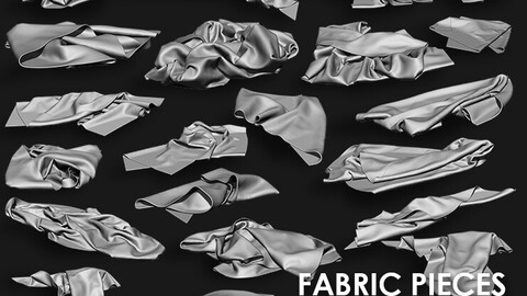 Fabric Pieces IMM Brush Pack (21 in One)