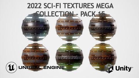 PBR Sci-Fi Texture Pack 15