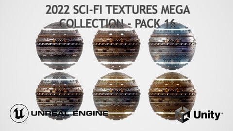PBR Sci-Fi Texture Pack 16