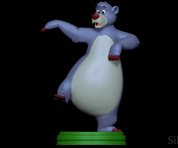 ArtStation - Baloo - The Jungle Book 3D print model | Resources