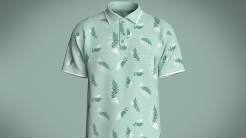 Men's All Over Print Polo