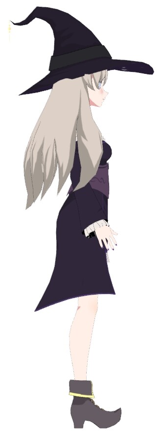 ArtStation Witch Girl Game Assets